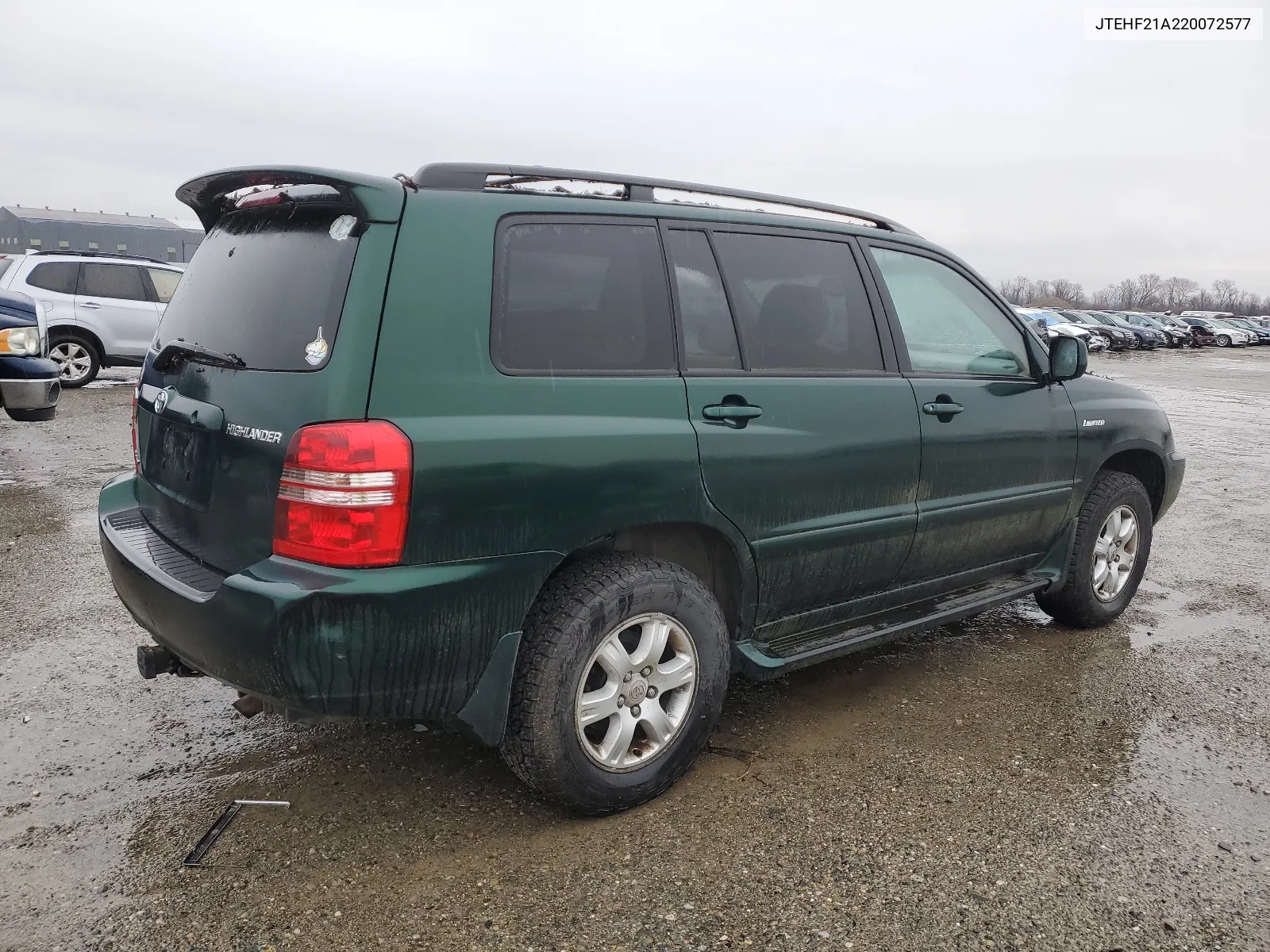 2002 Toyota Highlander Limited VIN: JTEHF21A220072577 Lot: 37741904