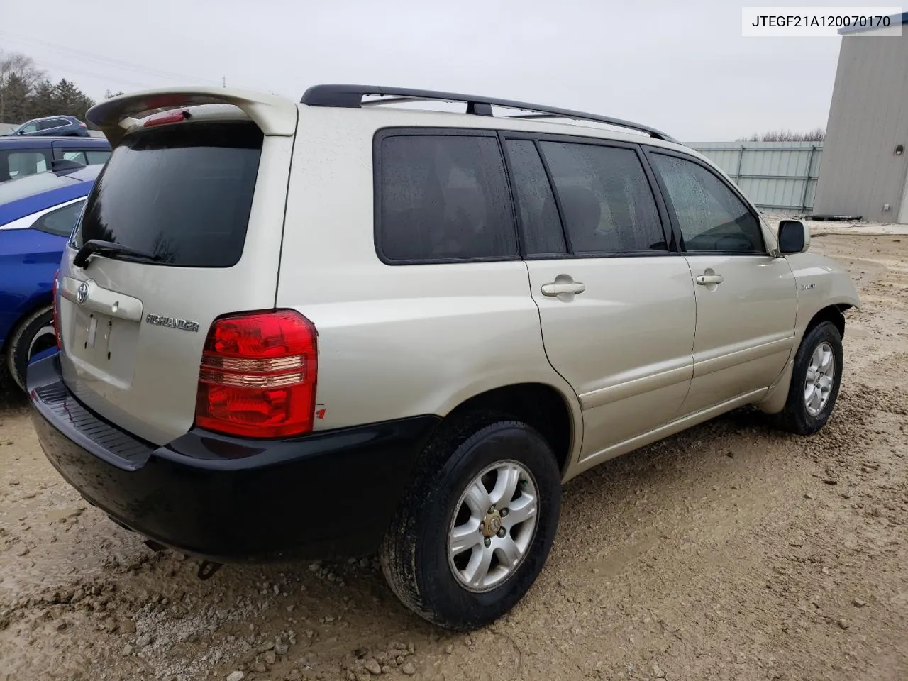 2002 Toyota Highlander Limited VIN: JTEGF21A120070170 Lot: 45759363