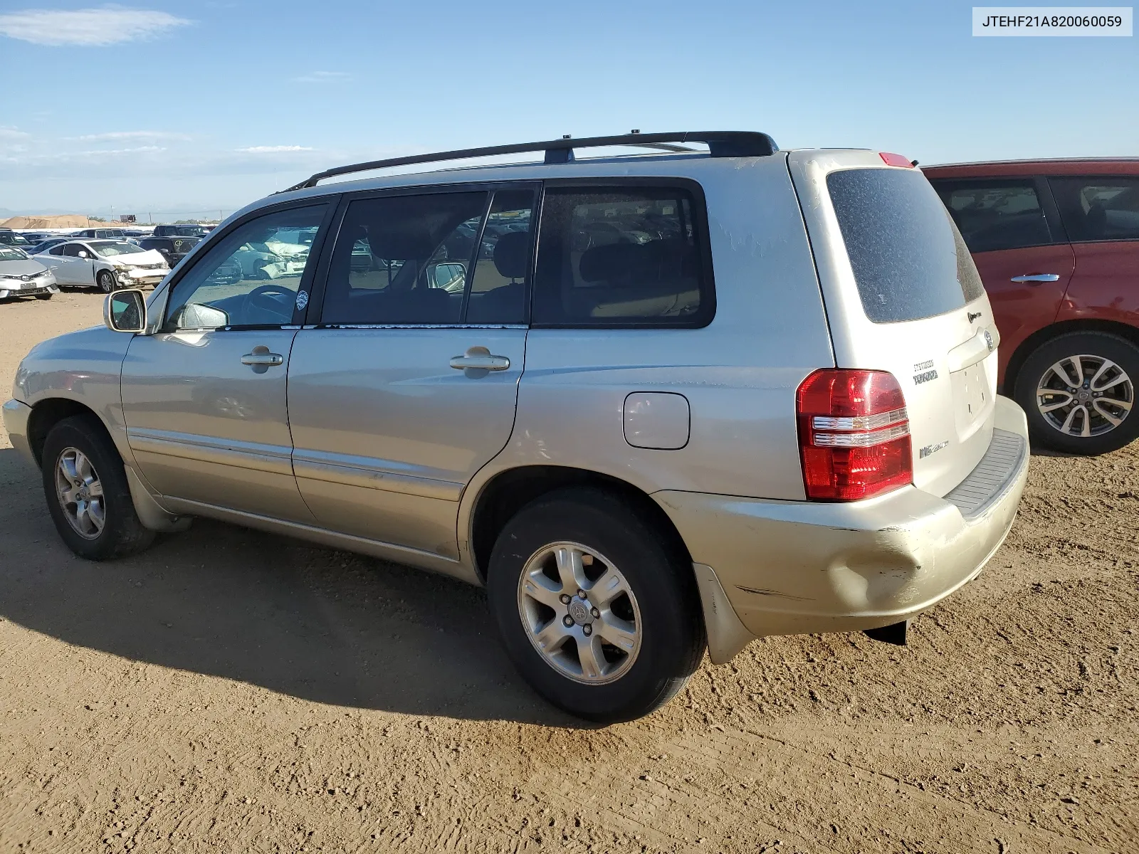 2002 Toyota Highlander Limited VIN: JTEHF21A820060059 Lot: 62251464