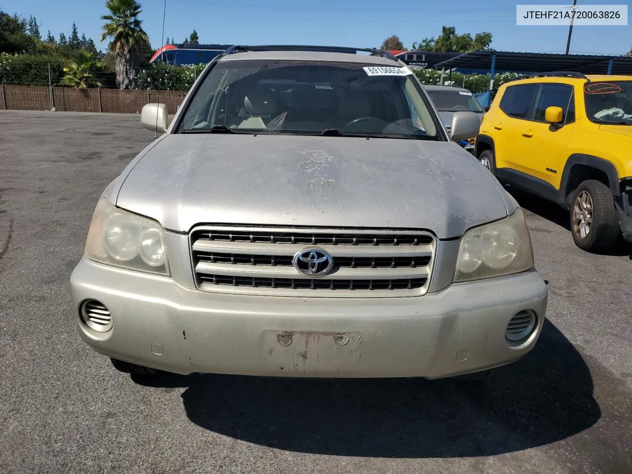 2002 Toyota Highlander Limited VIN: JTEHF21A720063826 Lot: 69156654