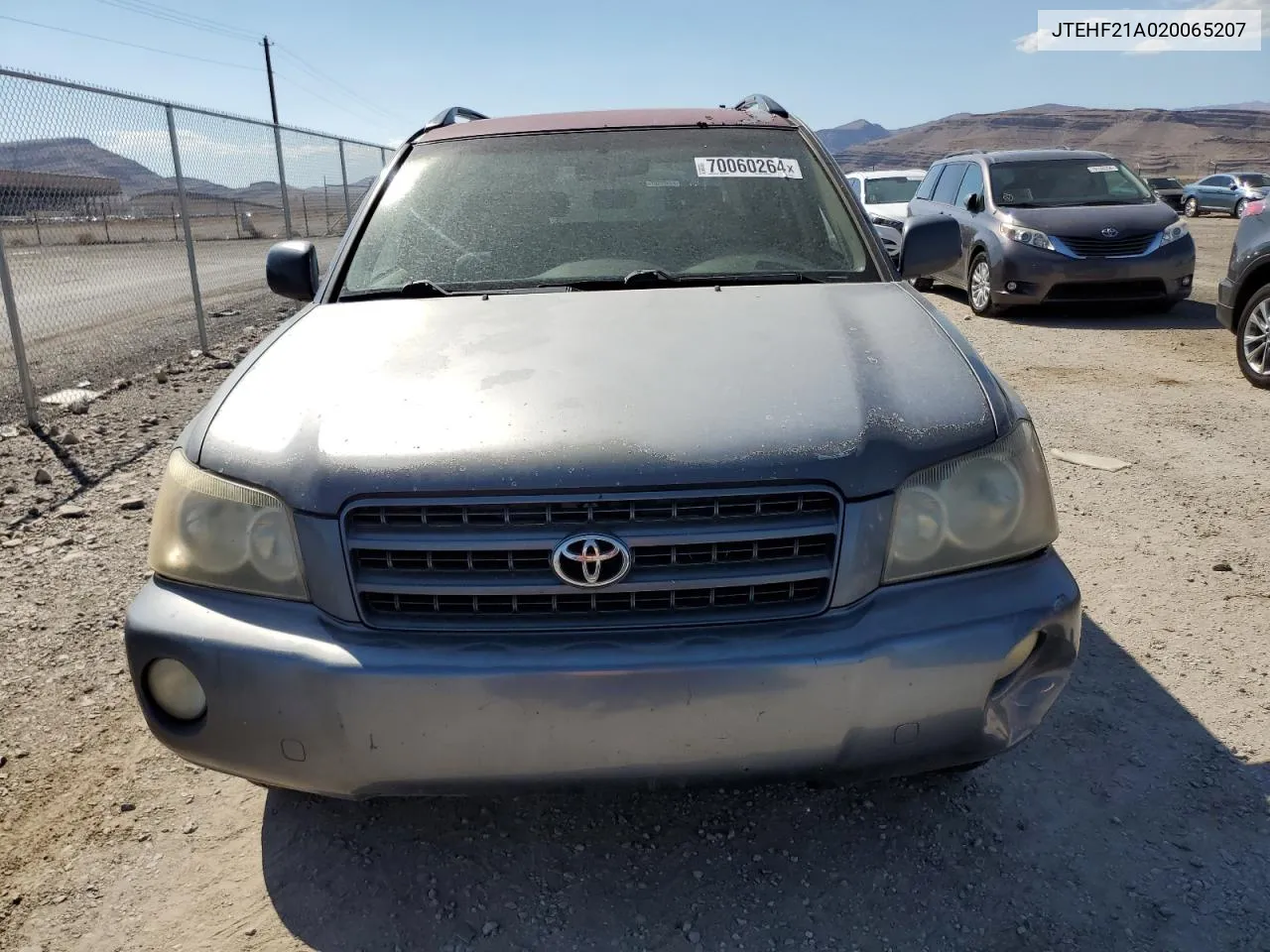 2002 Toyota Highlander Limited VIN: JTEHF21A020065207 Lot: 70060264