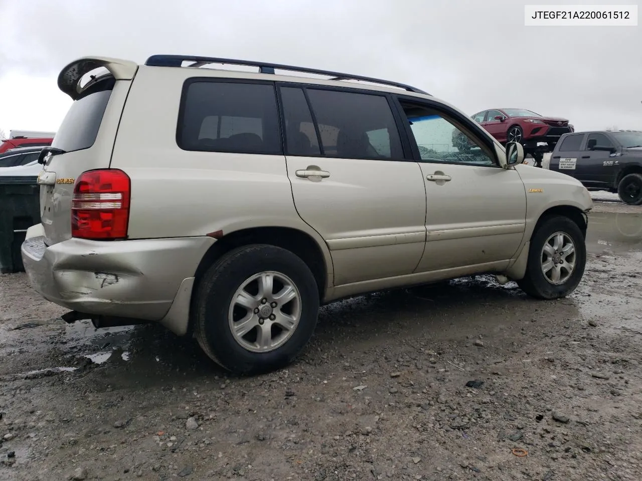 2002 Toyota Highlander Limited VIN: JTEGF21A220061512 Lot: 70462164