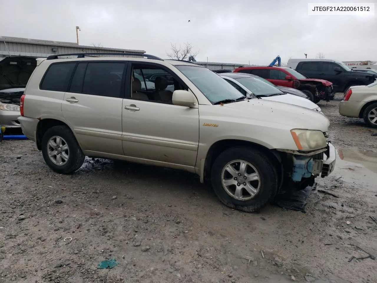 2002 Toyota Highlander Limited VIN: JTEGF21A220061512 Lot: 70462164