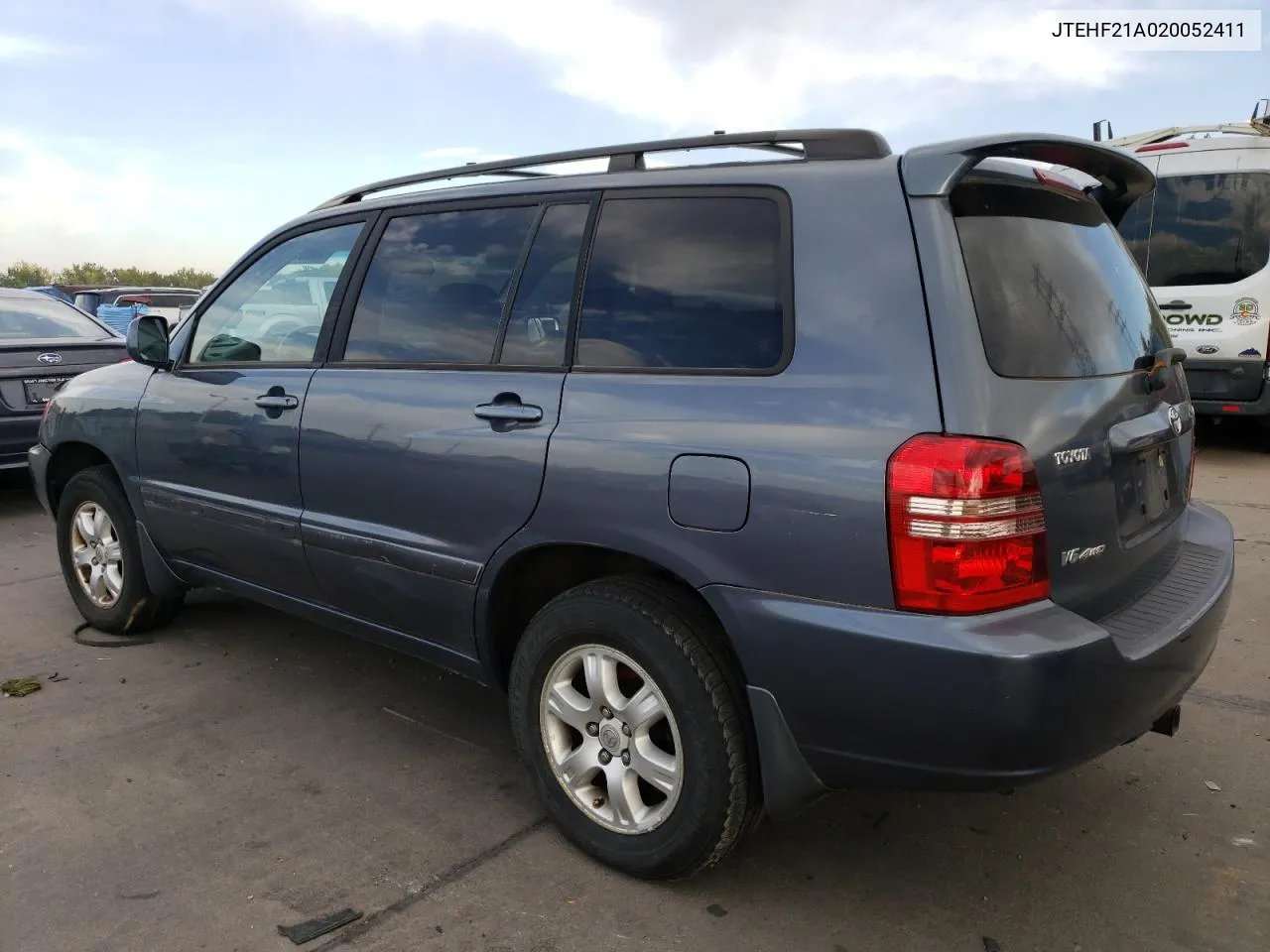 2002 Toyota Highlander Limited VIN: JTEHF21A020052411 Lot: 75298464