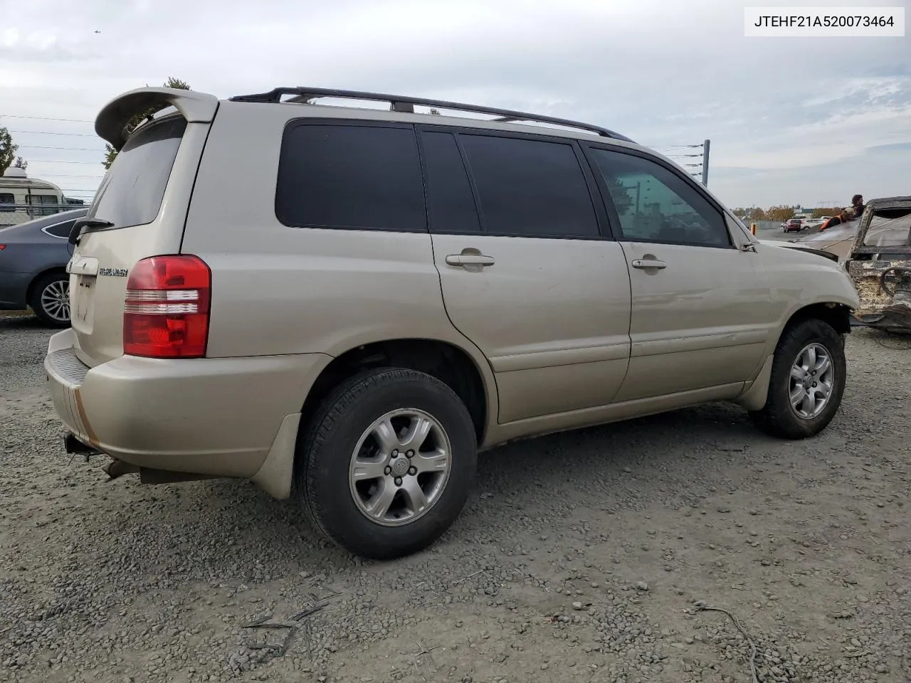 2002 Toyota Highlander Limited VIN: JTEHF21A520073464 Lot: 75708334