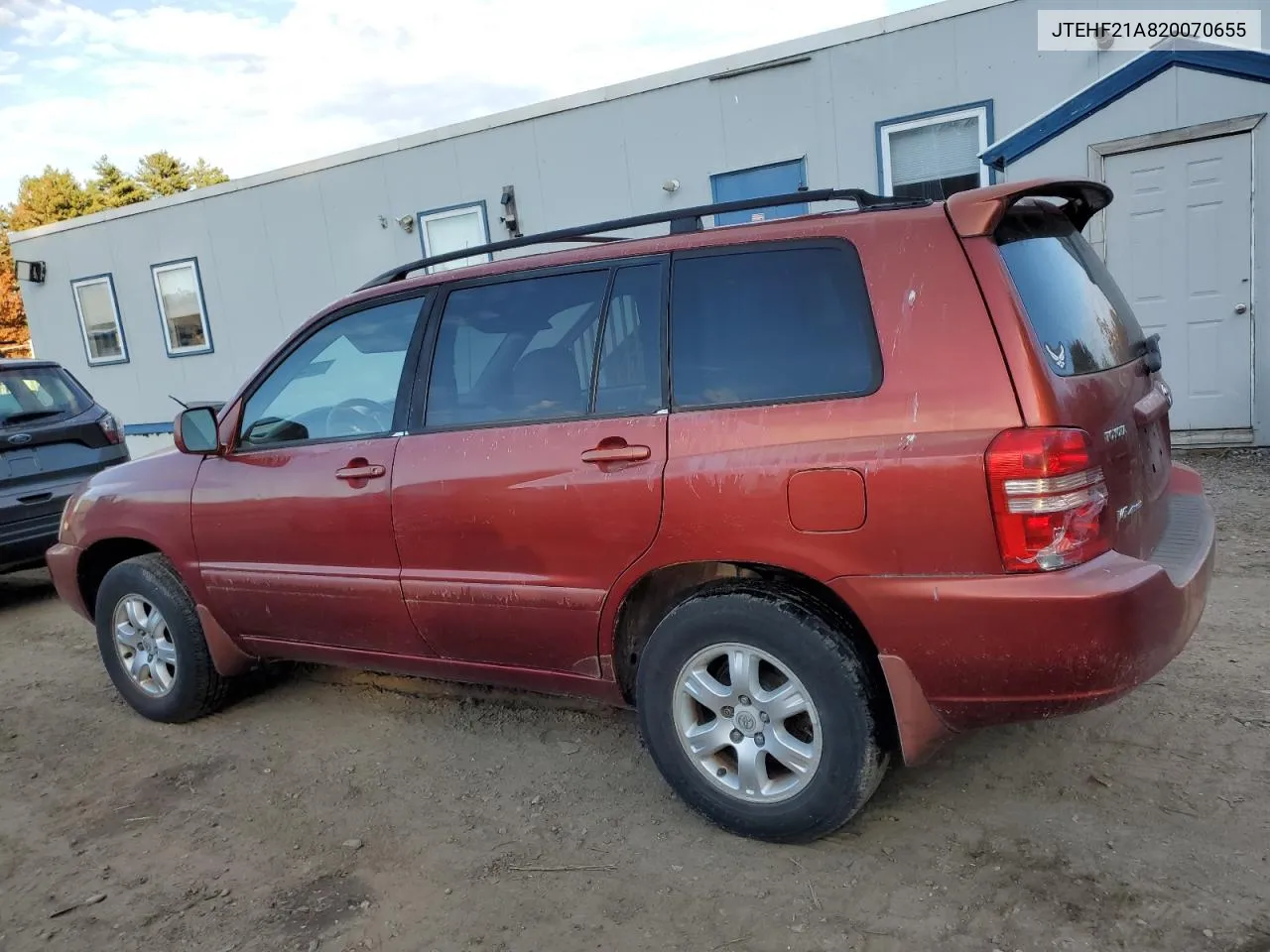 2002 Toyota Highlander Limited VIN: JTEHF21A820070655 Lot: 77753004