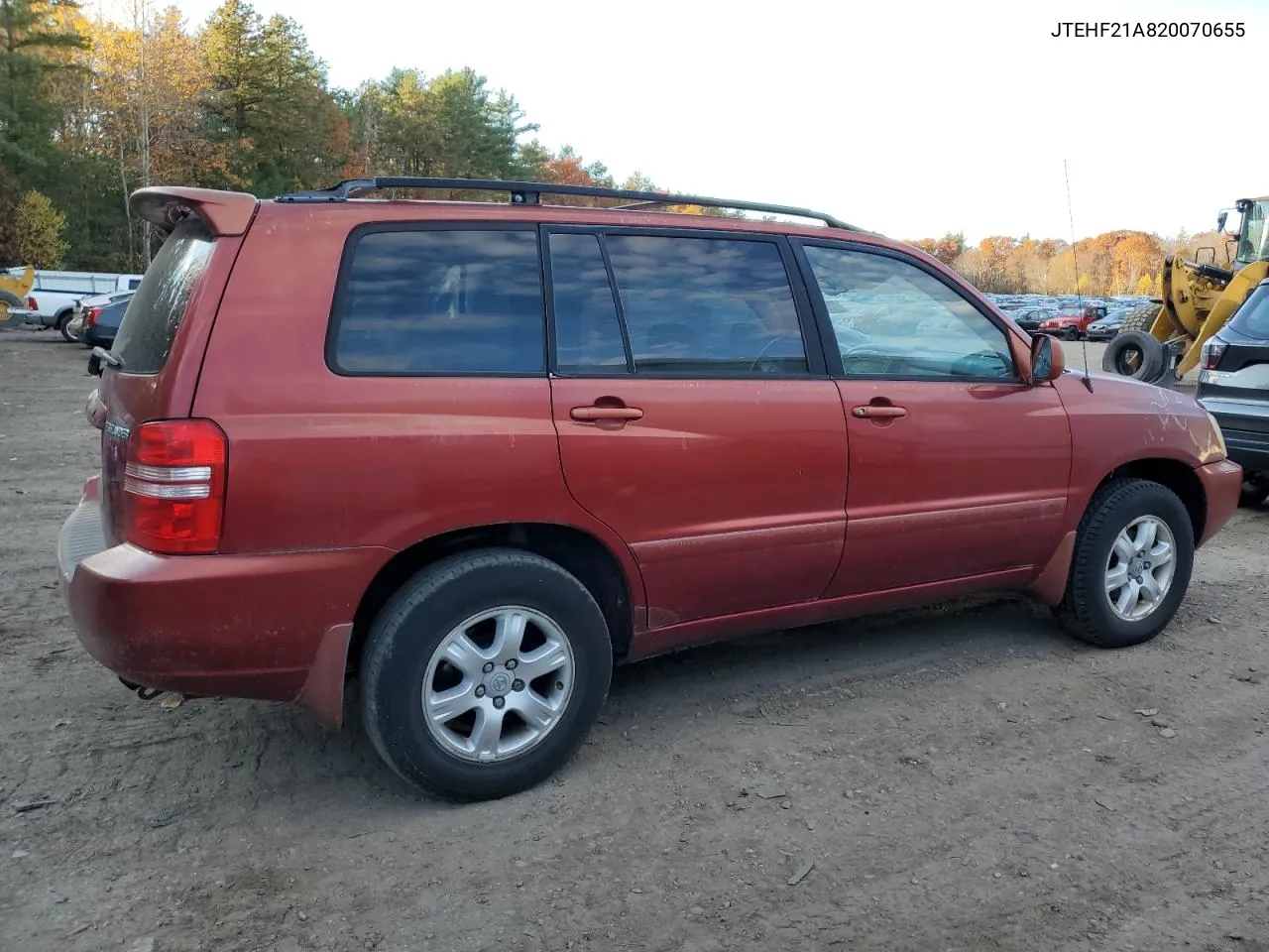 2002 Toyota Highlander Limited VIN: JTEHF21A820070655 Lot: 77753004