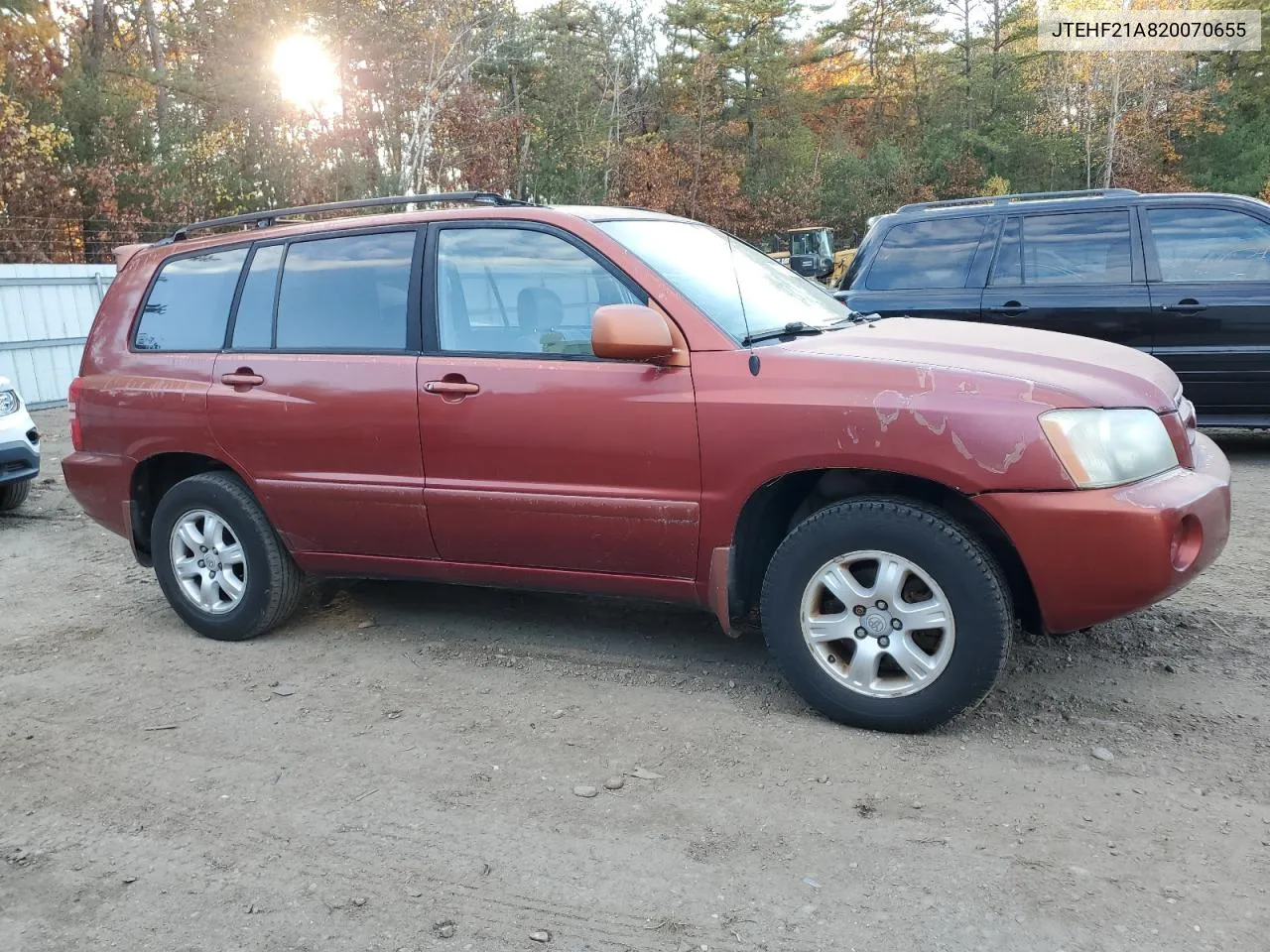 2002 Toyota Highlander Limited VIN: JTEHF21A820070655 Lot: 77753004