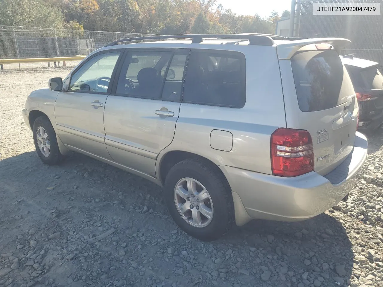 2002 Toyota Highlander Limited VIN: JTEHF21A920047479 Lot: 77894134