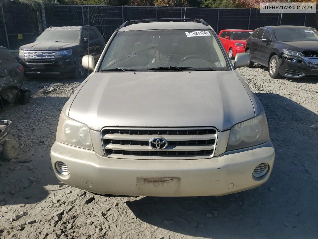 JTEHF21A920047479 2002 Toyota Highlander Limited