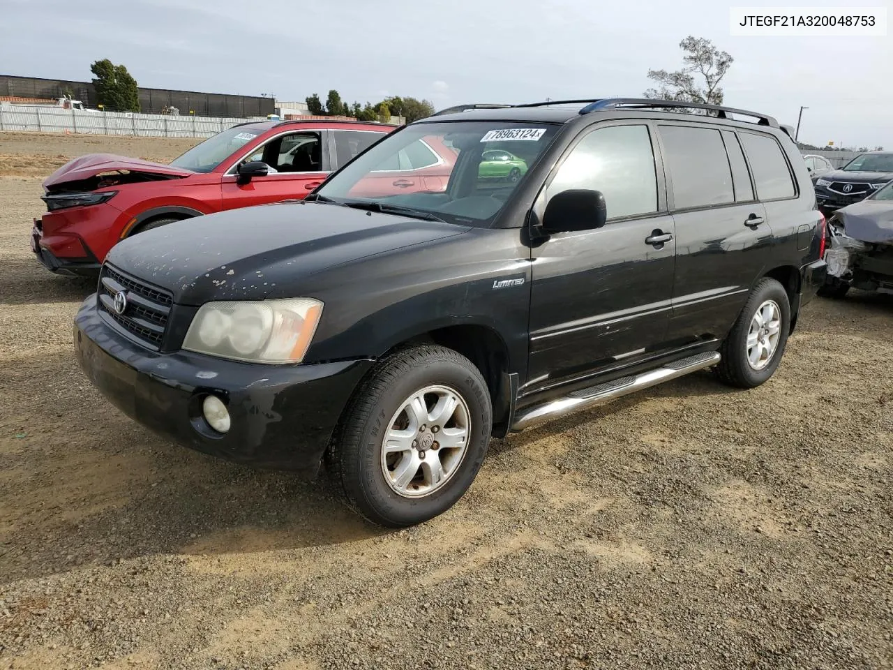 2002 Toyota Highlander Limited VIN: JTEGF21A320048753 Lot: 78963124