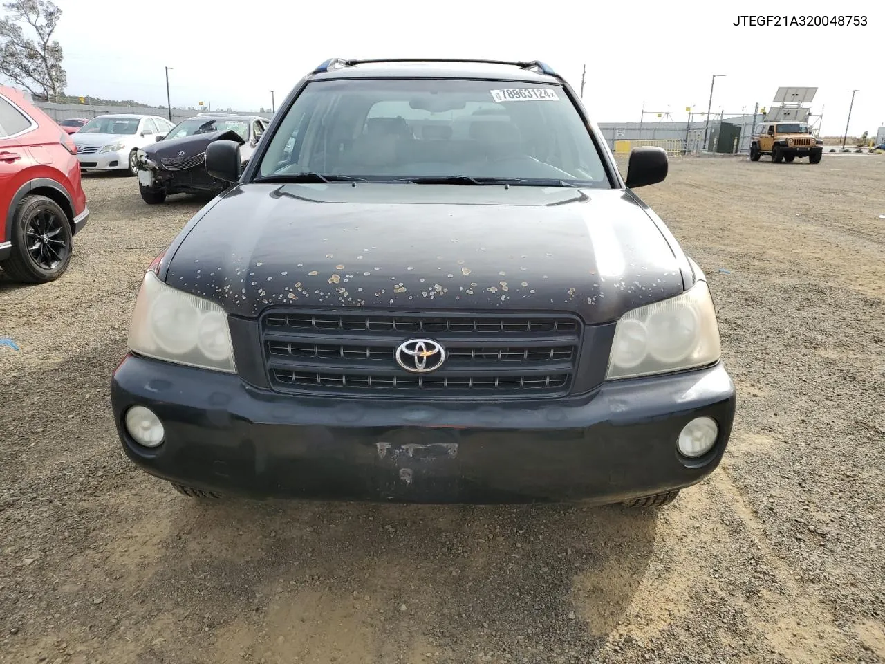 2002 Toyota Highlander Limited VIN: JTEGF21A320048753 Lot: 78963124