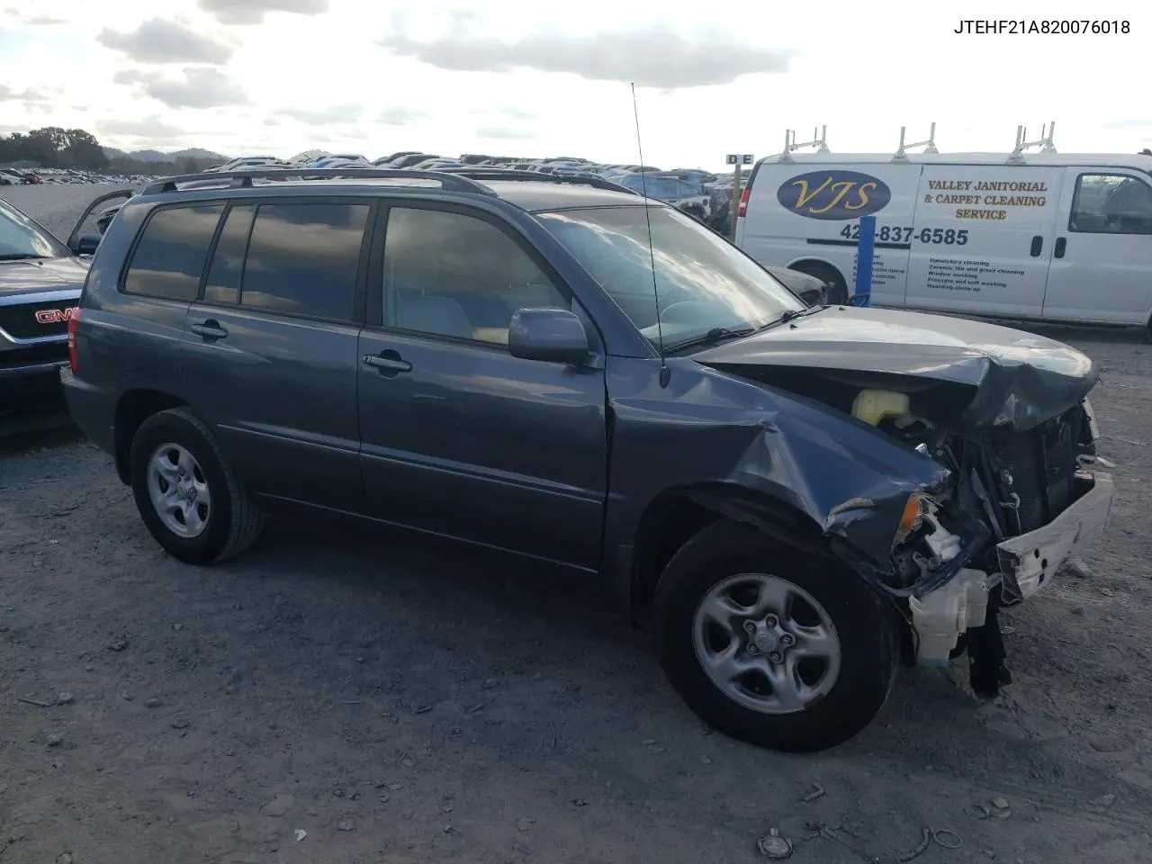 2002 Toyota Highlander Limited VIN: JTEHF21A820076018 Lot: 79742854