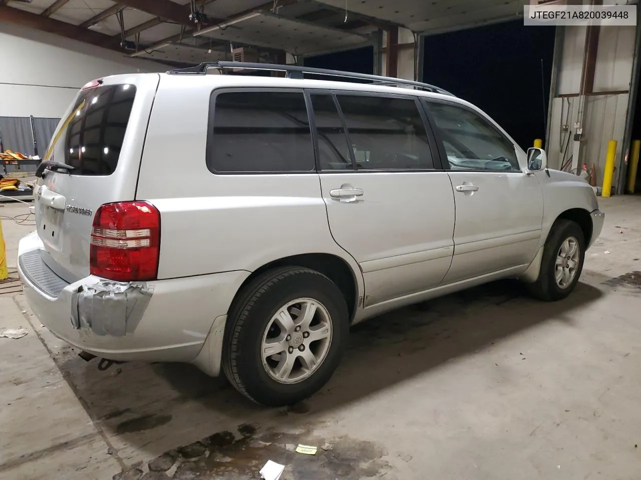 2002 Toyota Highlander Limited VIN: JTEGF21A820039448 Lot: 80207974