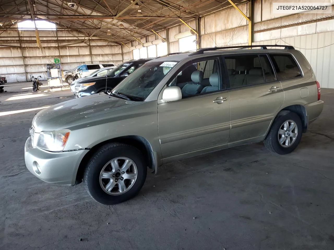 2002 Toyota Highlander Limited VIN: JTEGF21A520064727 Lot: 80515874