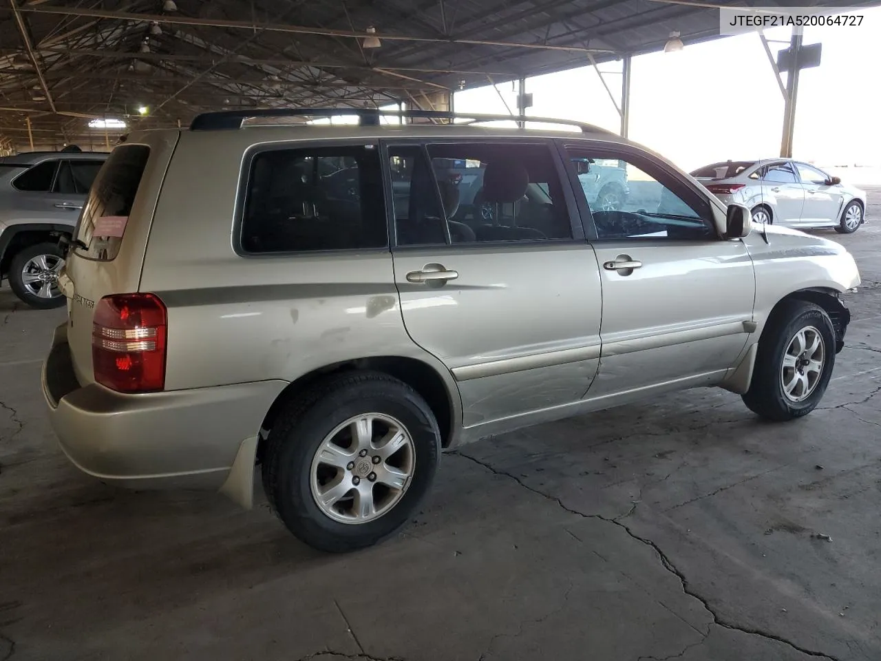 2002 Toyota Highlander Limited VIN: JTEGF21A520064727 Lot: 80515874