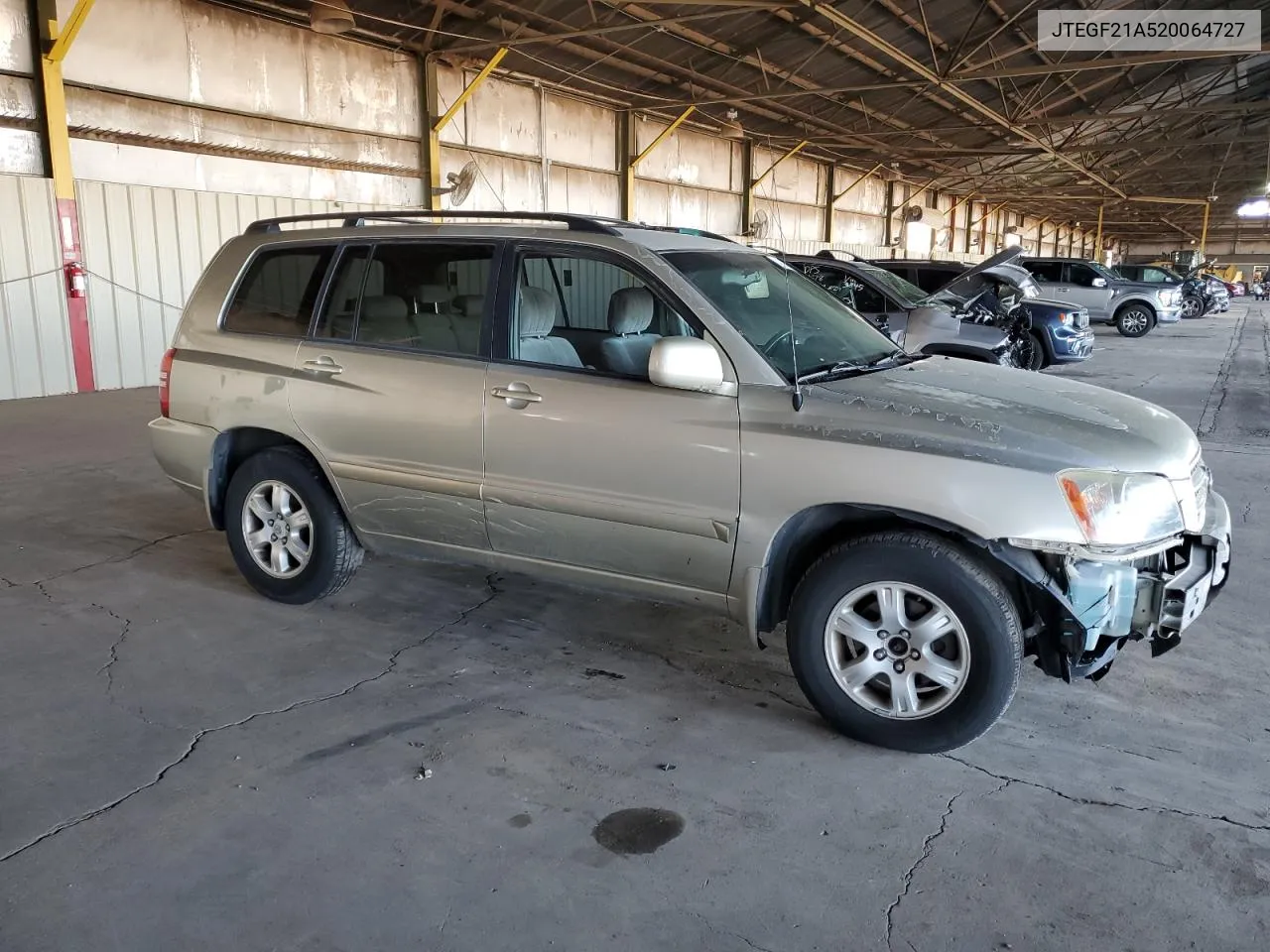 2002 Toyota Highlander Limited VIN: JTEGF21A520064727 Lot: 80515874