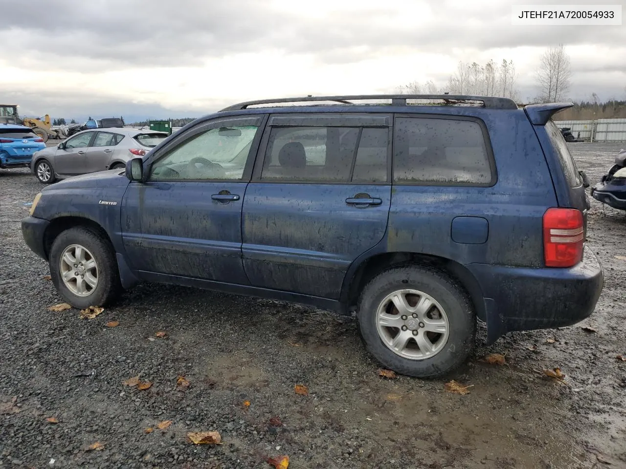 2002 Toyota Highlander Limited VIN: JTEHF21A720054933 Lot: 80536414