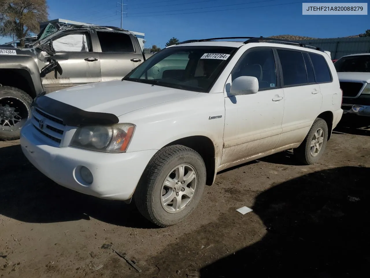 2002 Toyota Highlander Limited VIN: JTEHF21A820088279 Lot: 80772764