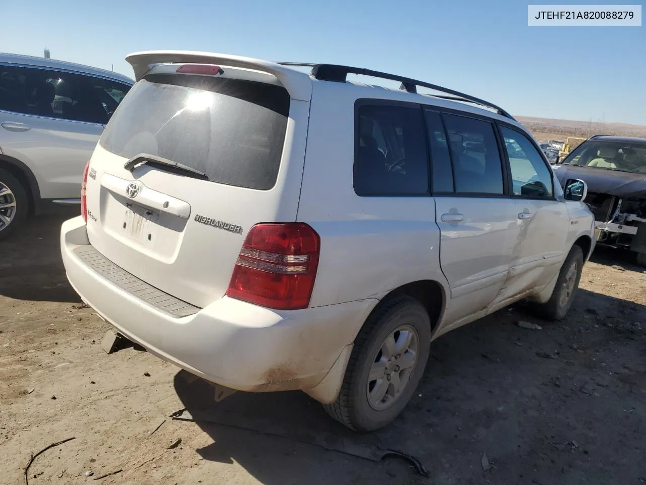 2002 Toyota Highlander Limited VIN: JTEHF21A820088279 Lot: 80772764