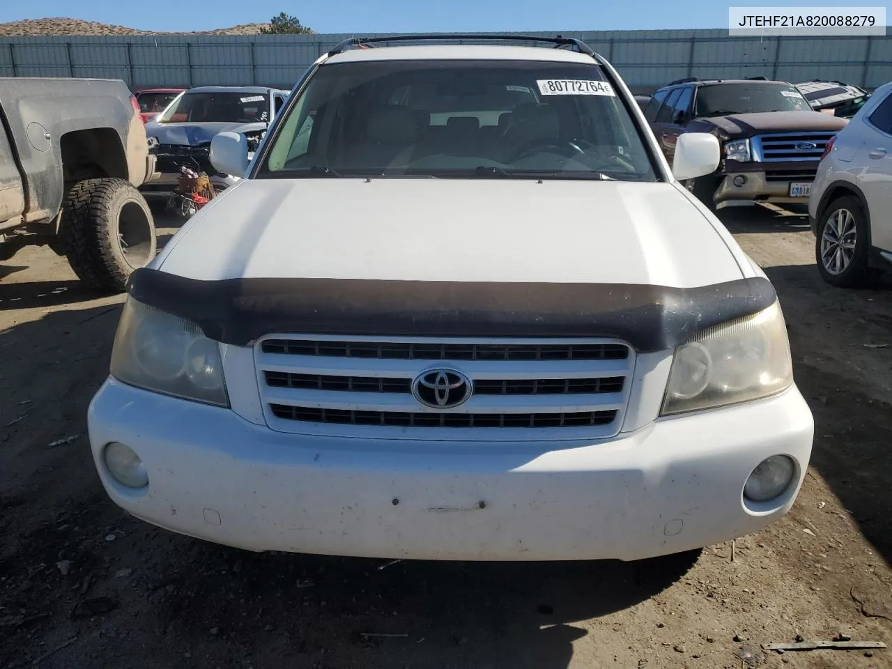 2002 Toyota Highlander Limited VIN: JTEHF21A820088279 Lot: 80772764