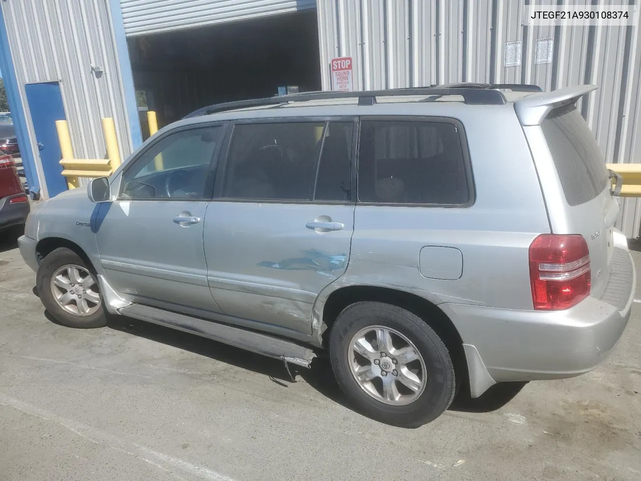 2003 Toyota Highlander Limited VIN: JTEGF21A930108374 Lot: 64101474