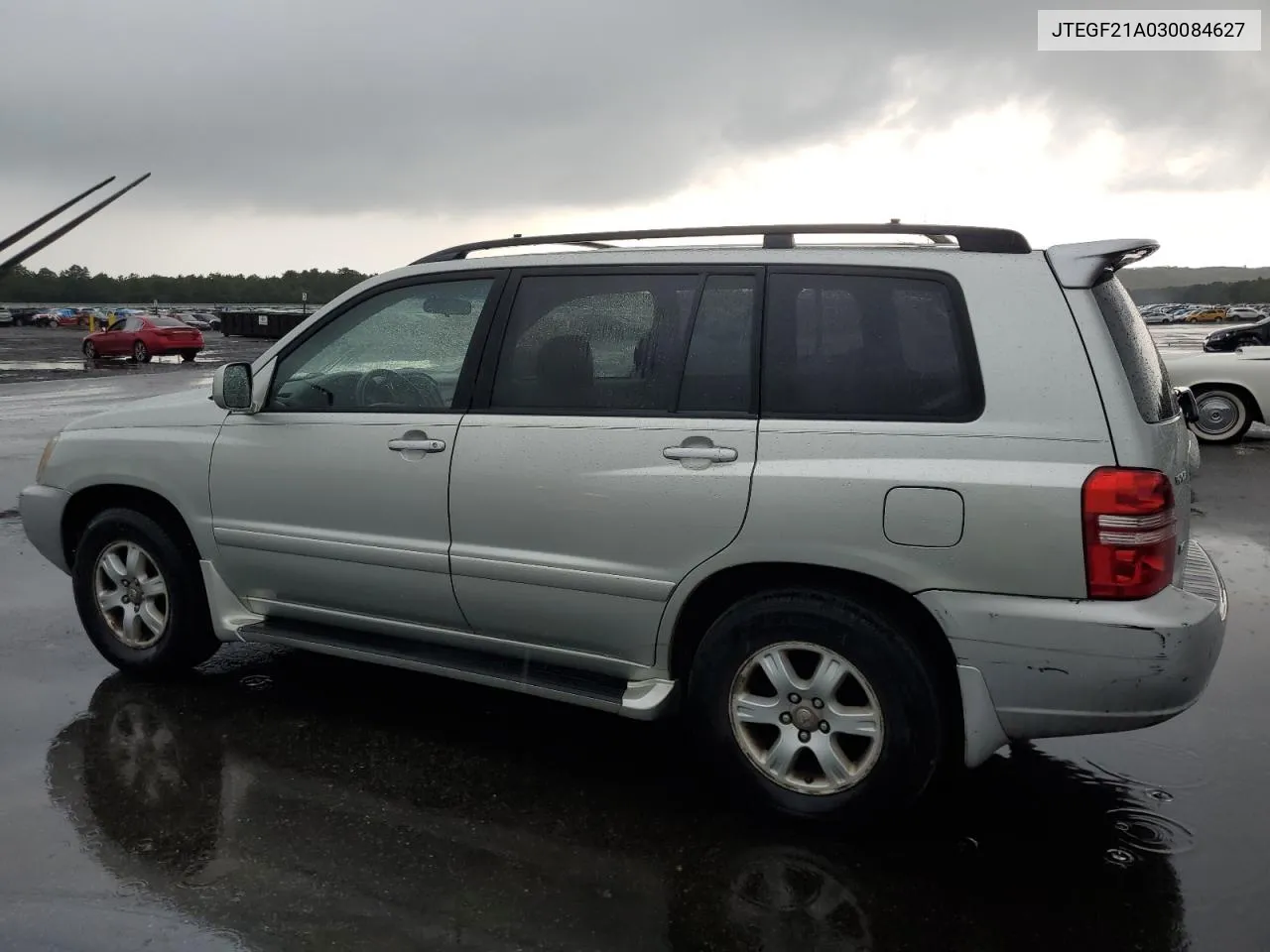 2003 Toyota Highlander Limited VIN: JTEGF21A030084627 Lot: 65352464