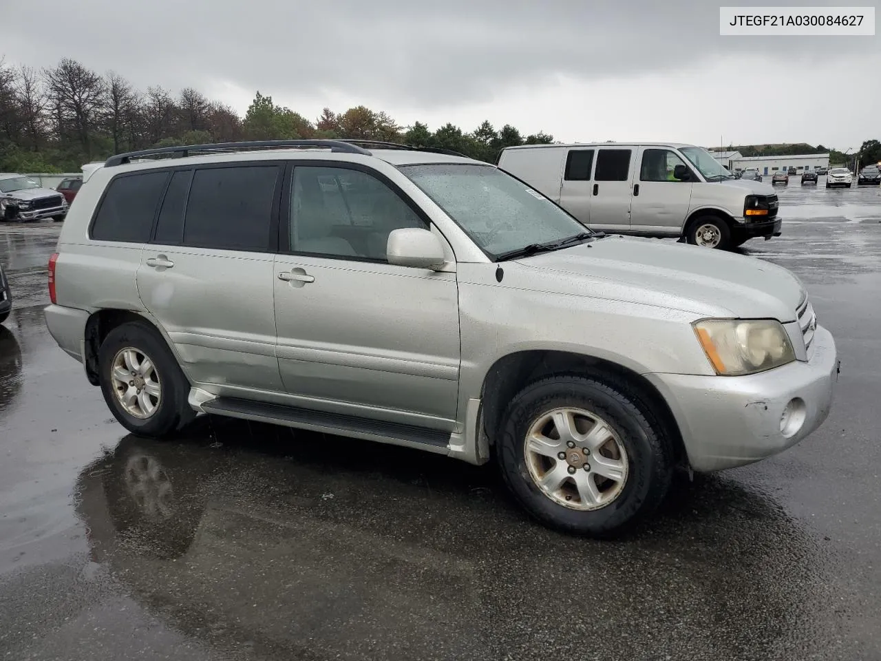 2003 Toyota Highlander Limited VIN: JTEGF21A030084627 Lot: 65352464