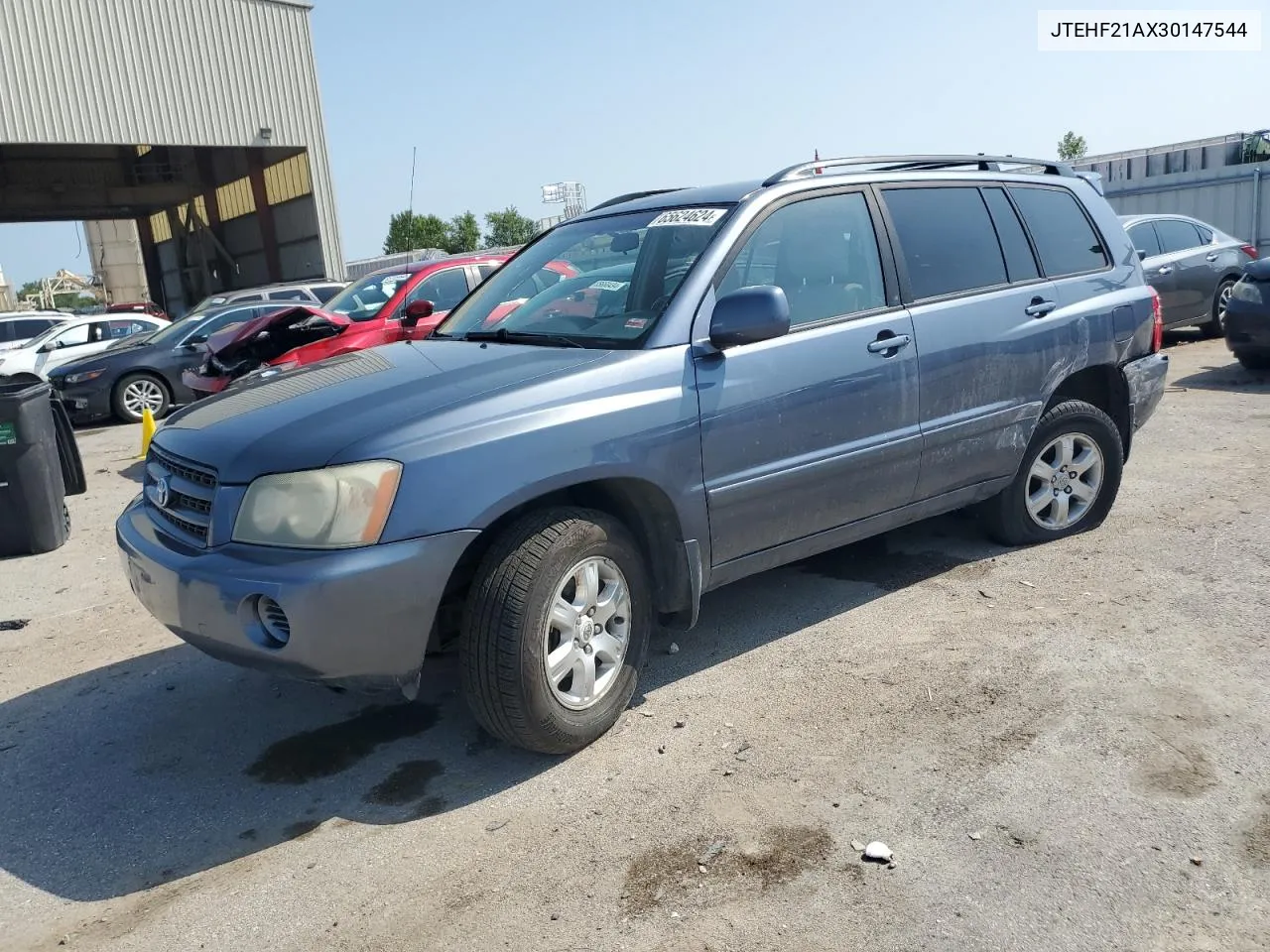 2003 Toyota Highlander Limited VIN: JTEHF21AX30147544 Lot: 65624624