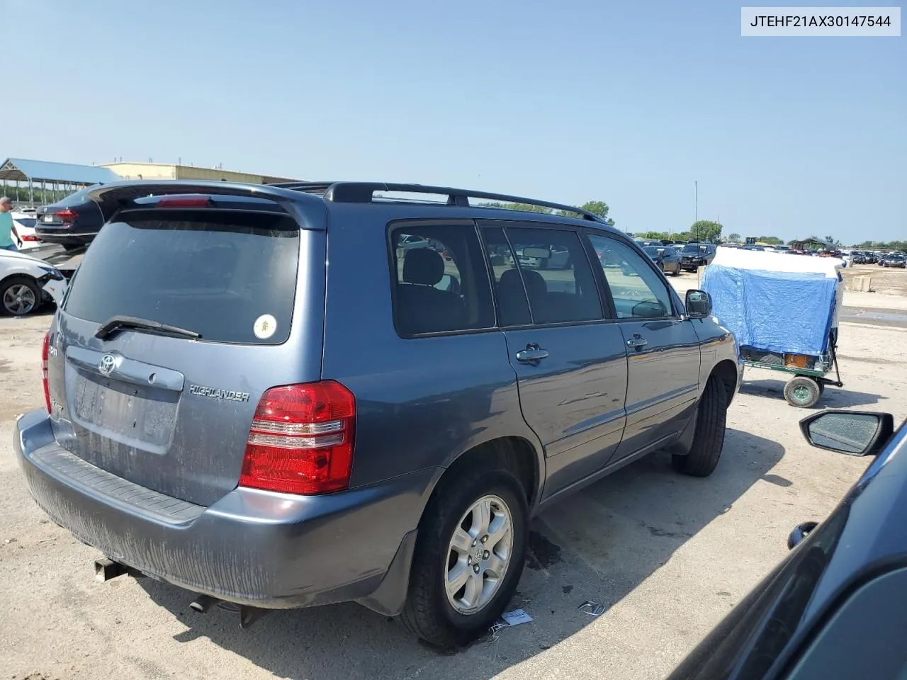 2003 Toyota Highlander Limited VIN: JTEHF21AX30147544 Lot: 65624624