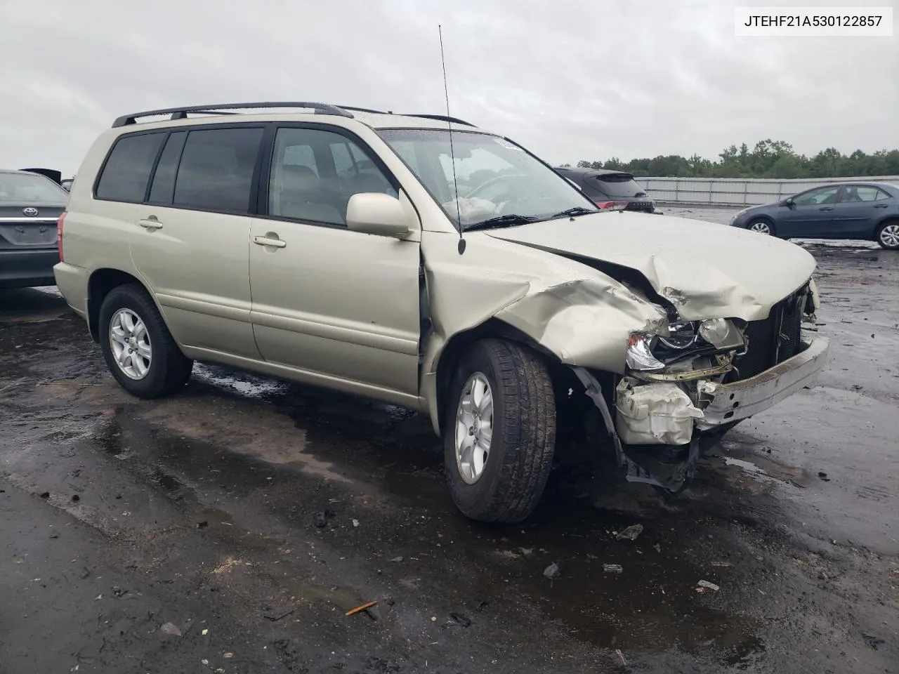 2003 Toyota Highlander Limited VIN: JTEHF21A530122857 Lot: 66589494