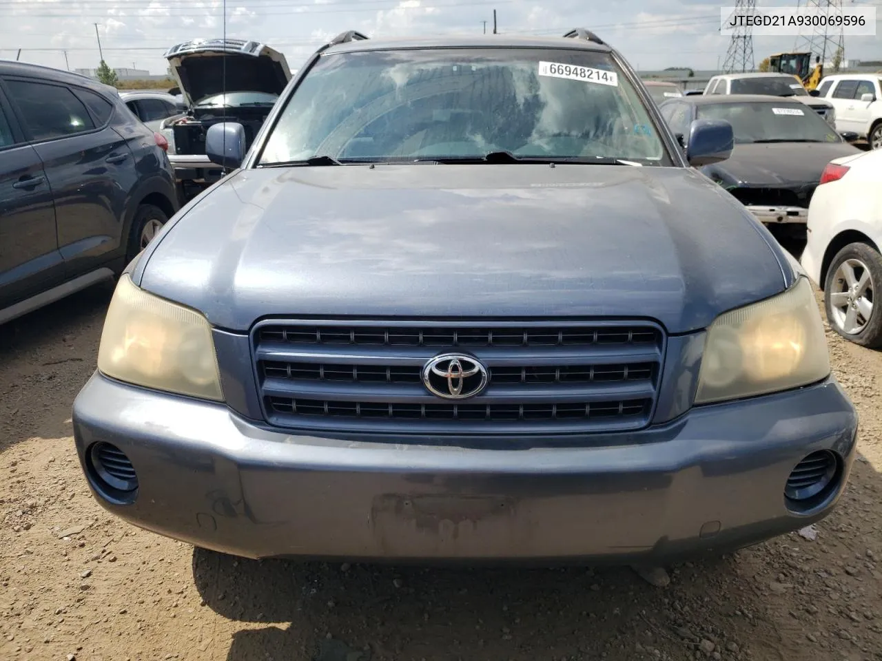 JTEGD21A930069596 2003 Toyota Highlander