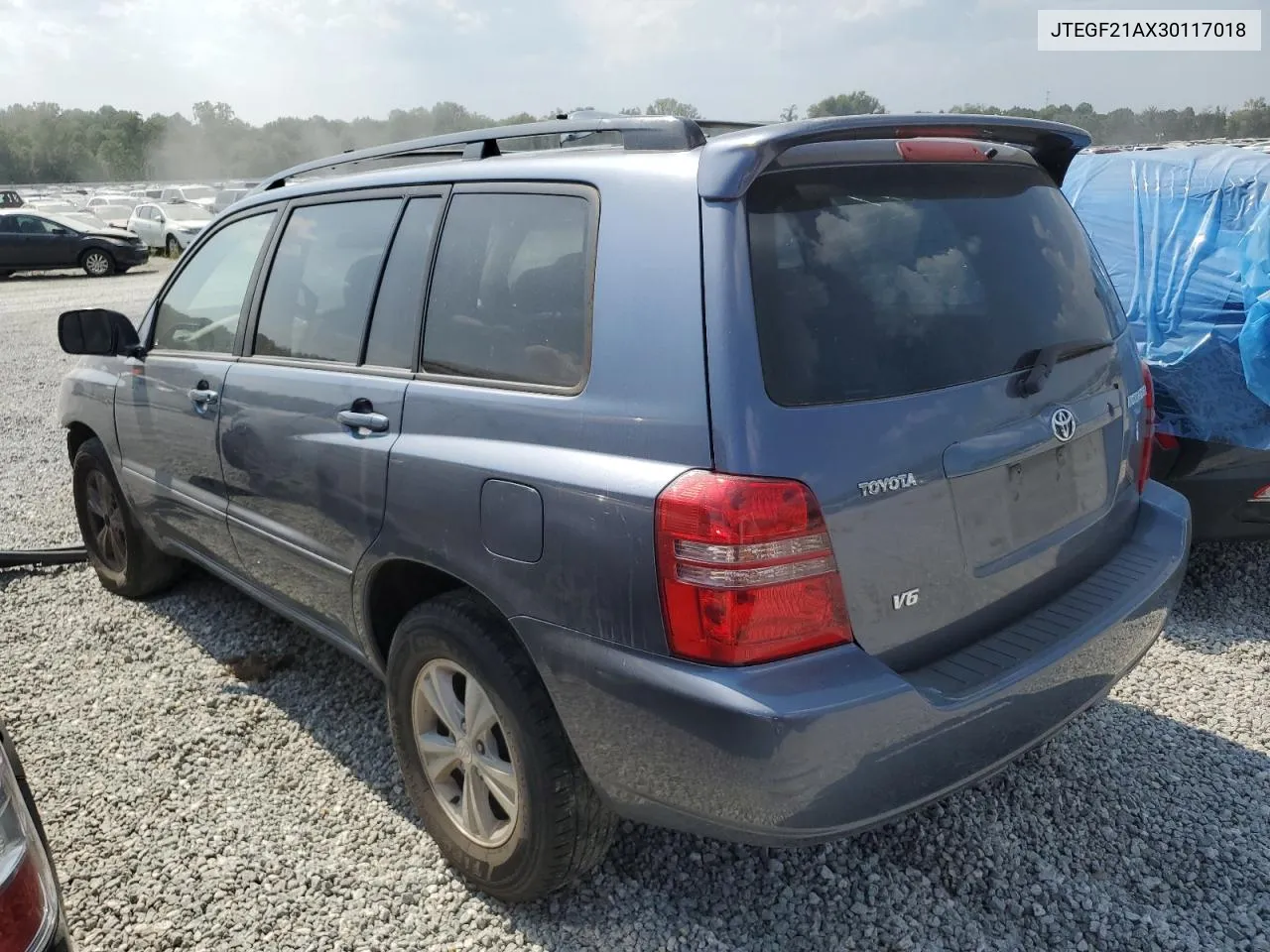 2003 Toyota Highlander Limited VIN: JTEGF21AX30117018 Lot: 67875634