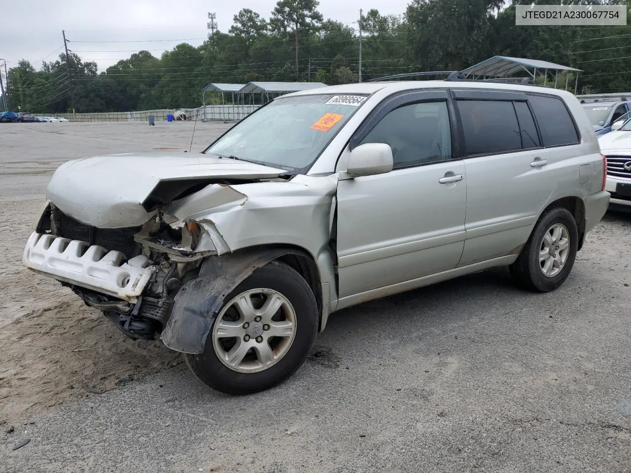 2003 Toyota Highlander VIN: JTEGD21A230067754 Lot: 68969564