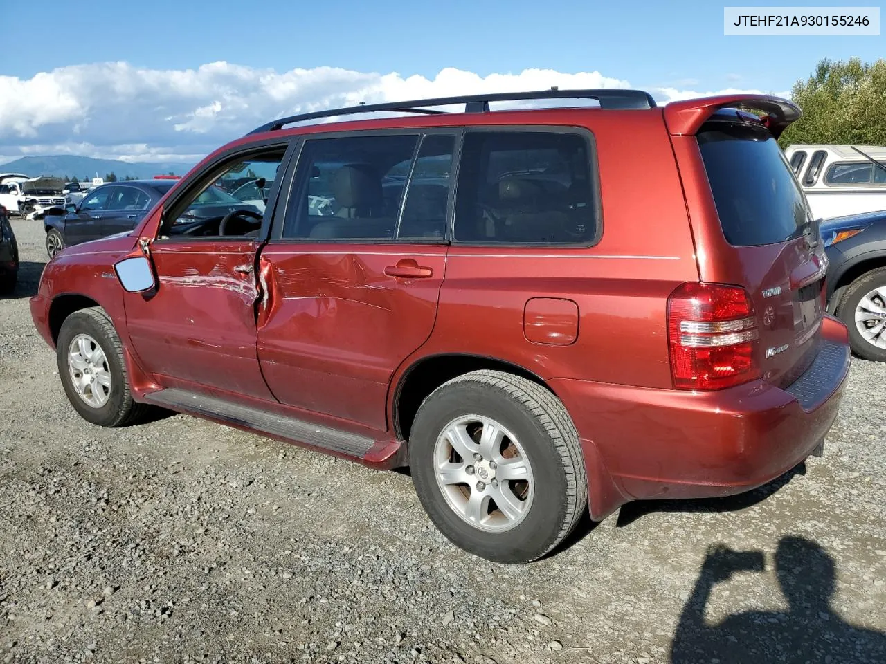 2003 Toyota Highlander Limited VIN: JTEHF21A930155246 Lot: 69339524