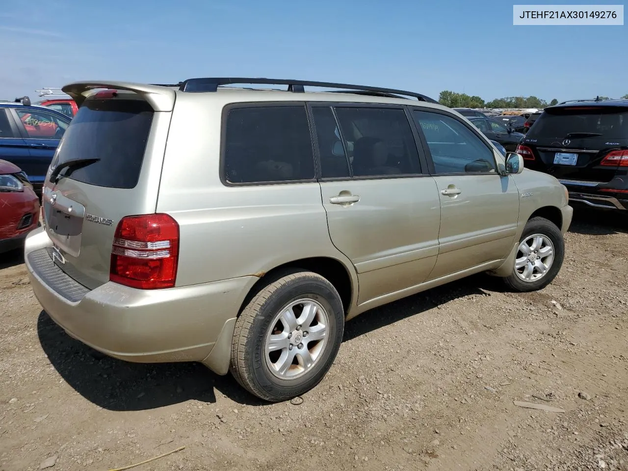 2003 Toyota Highlander Limited VIN: JTEHF21AX30149276 Lot: 70031944