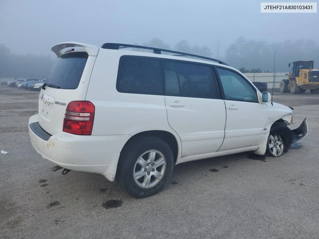 2003 Toyota Highlander Limited VIN: JTEHF21A830103431 Lot: 72263804