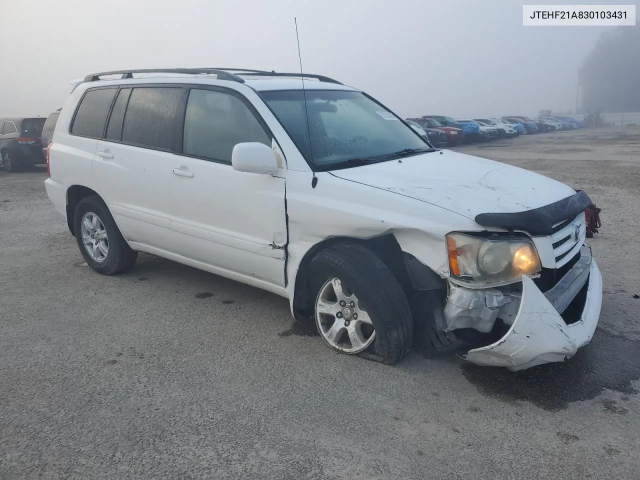 2003 Toyota Highlander Limited VIN: JTEHF21A830103431 Lot: 72263804