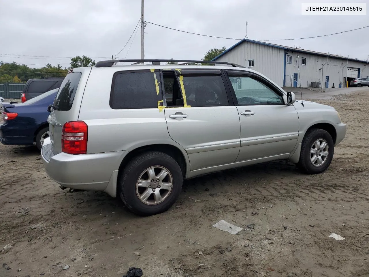 2003 Toyota Highlander Limited VIN: JTEHF21A230146615 Lot: 72449174