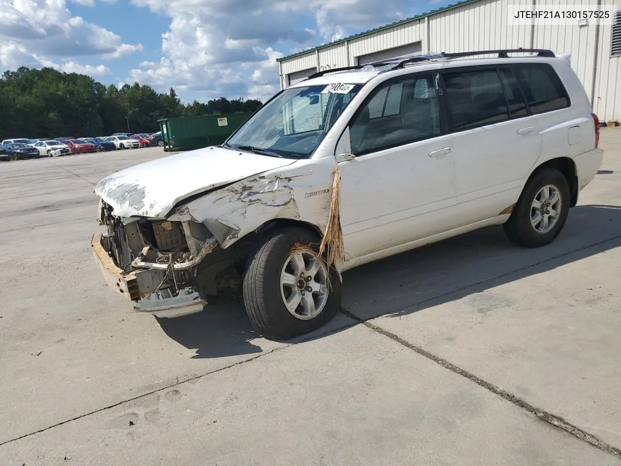 2003 Toyota Highlander Limited VIN: JTEHF21A130157525 Lot: 72460944