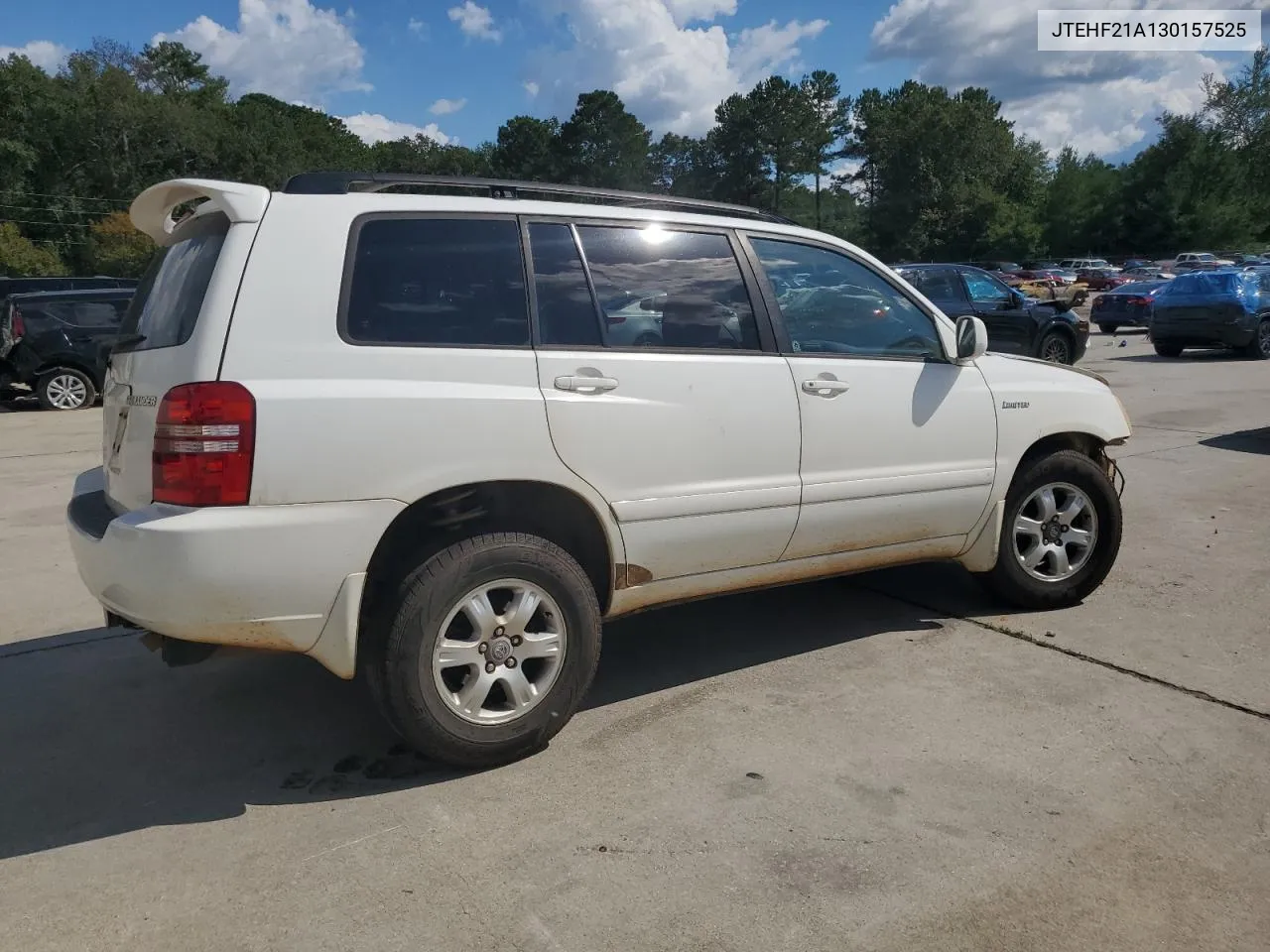 2003 Toyota Highlander Limited VIN: JTEHF21A130157525 Lot: 72460944