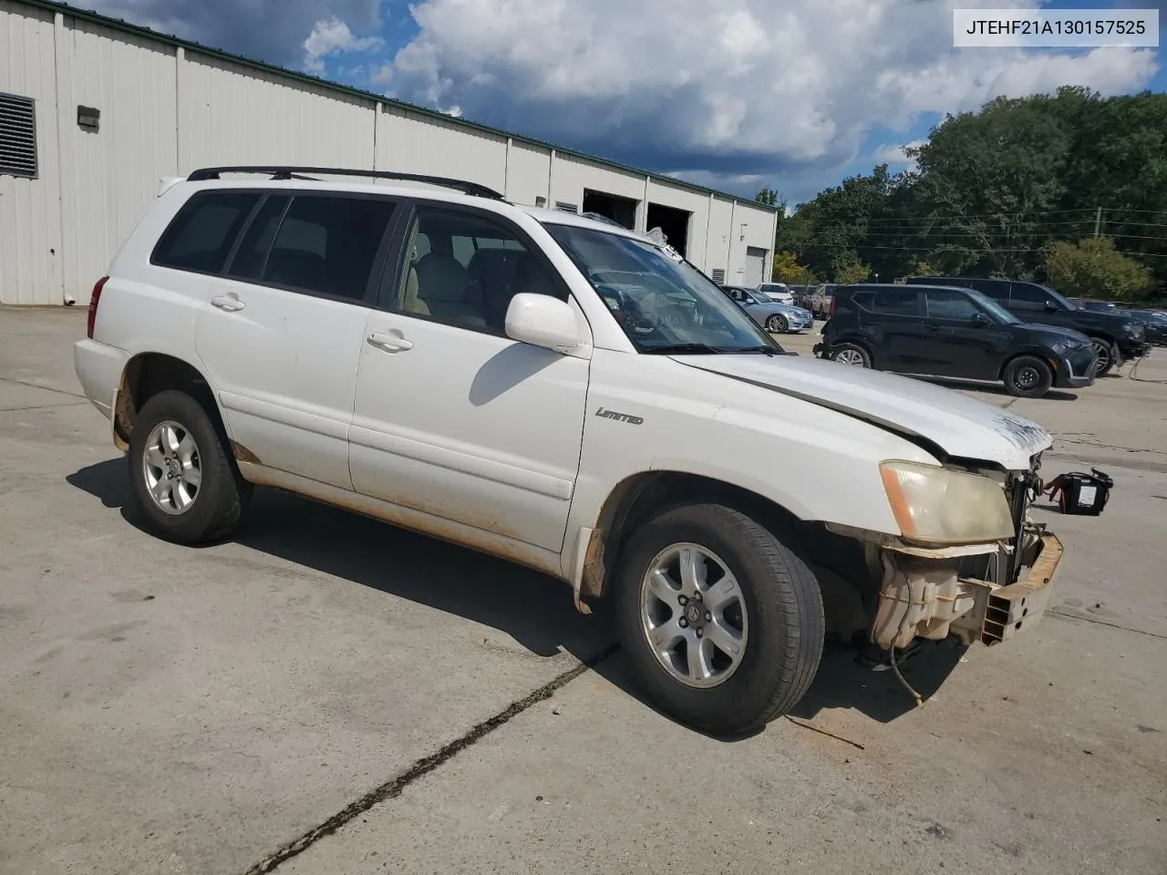 2003 Toyota Highlander Limited VIN: JTEHF21A130157525 Lot: 72460944