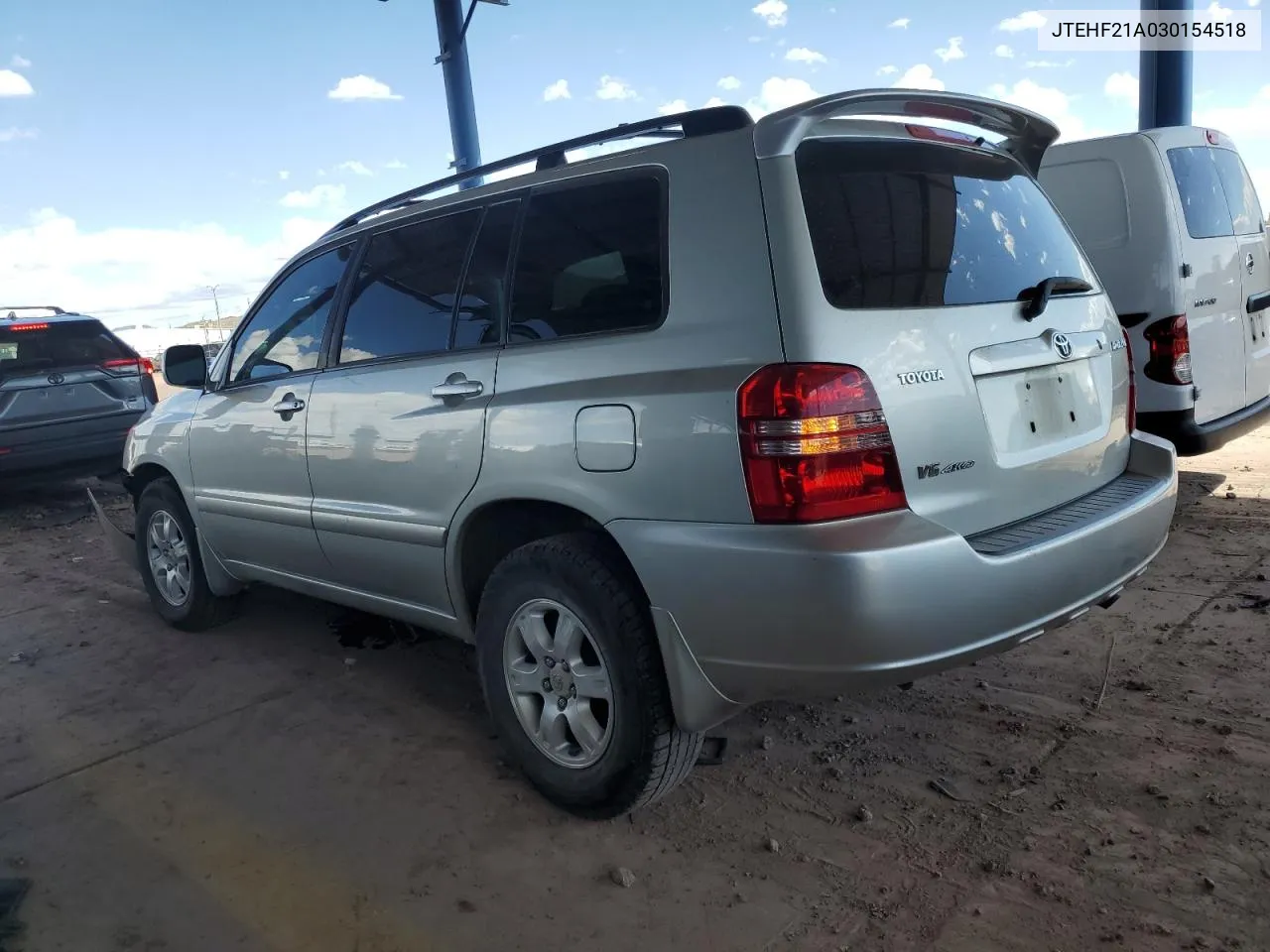 2003 Toyota Highlander Limited VIN: JTEHF21A030154518 Lot: 72647344