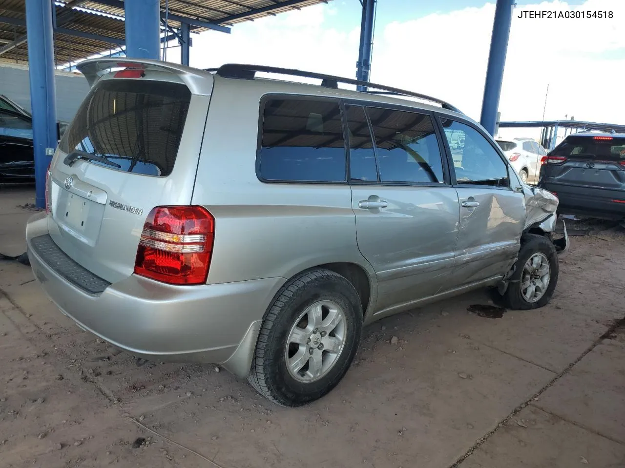 2003 Toyota Highlander Limited VIN: JTEHF21A030154518 Lot: 72647344