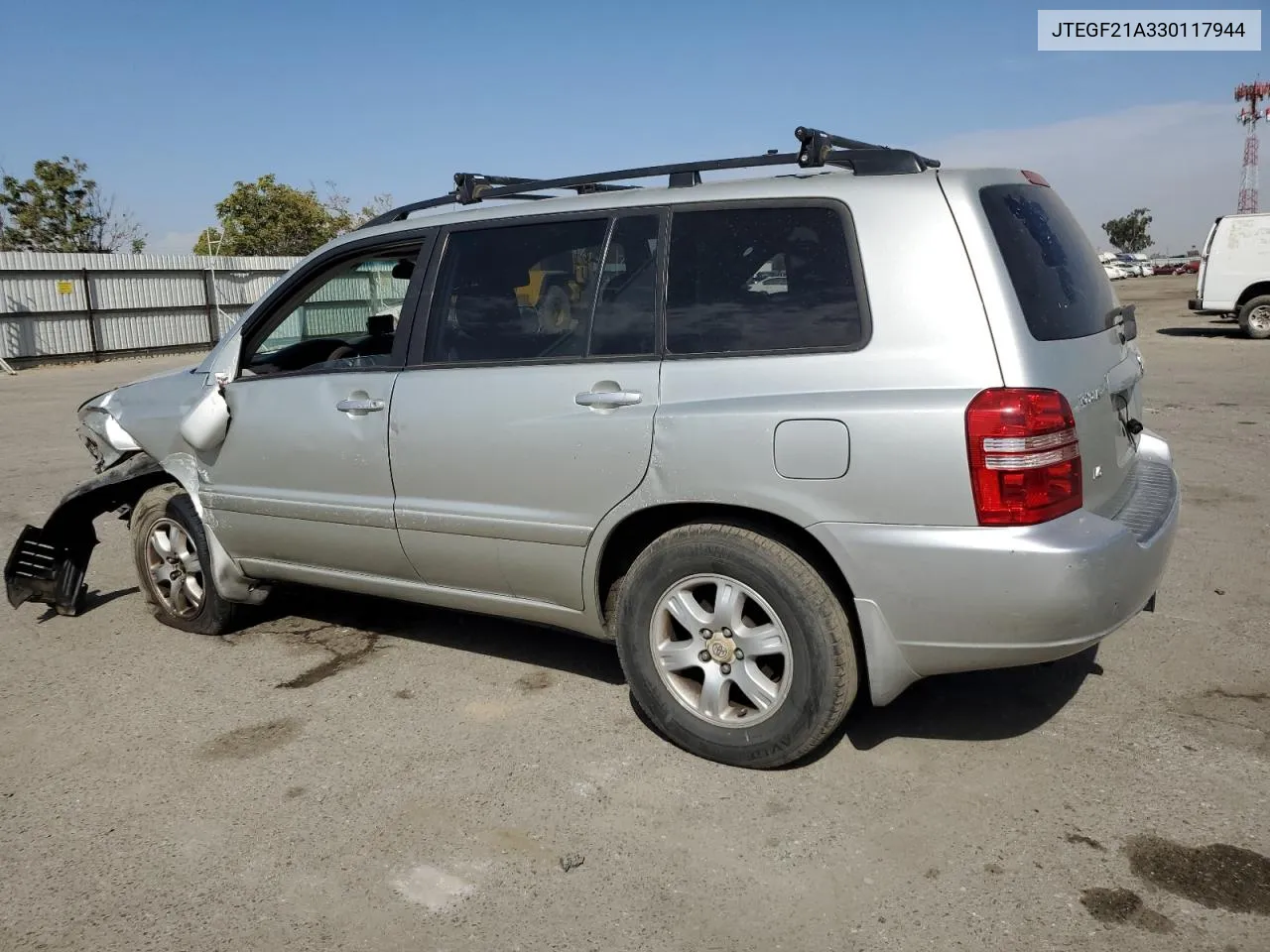 2003 Toyota Highlander Limited VIN: JTEGF21A330117944 Lot: 74874014