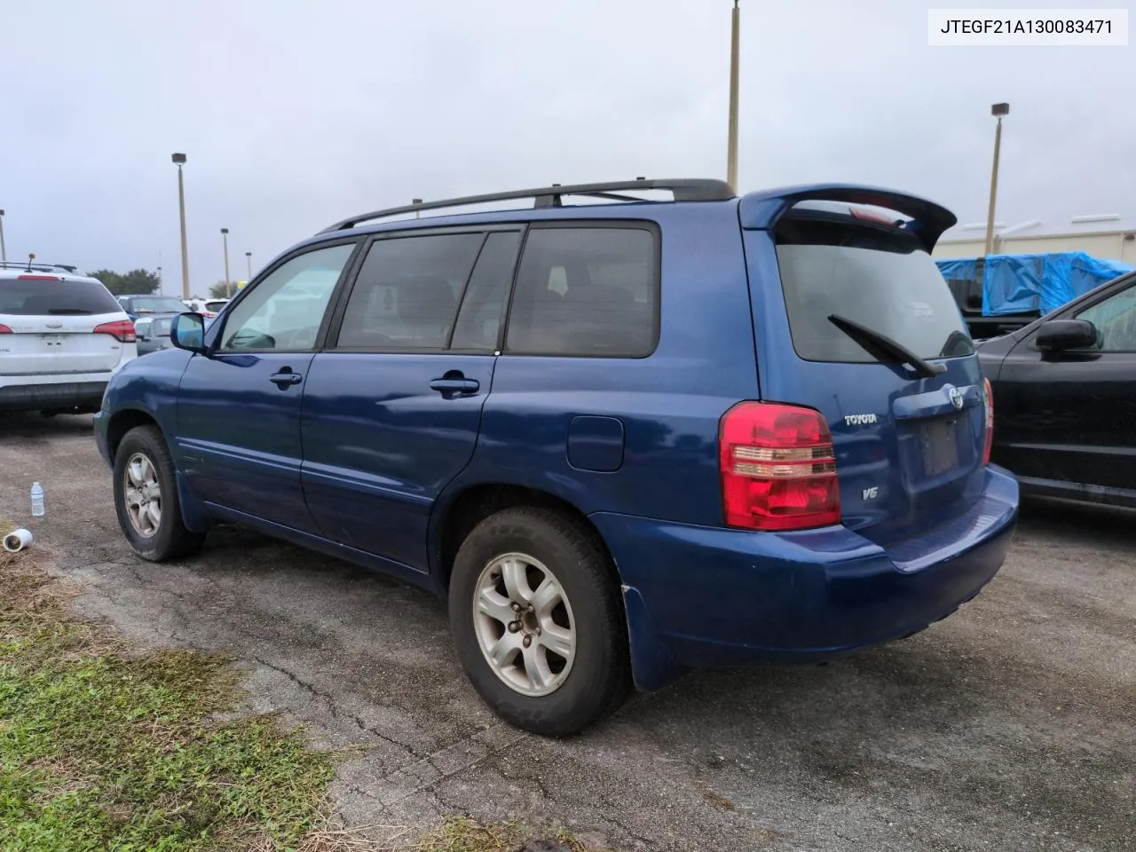 2003 Toyota Highlander Limited VIN: JTEGF21A130083471 Lot: 74885874