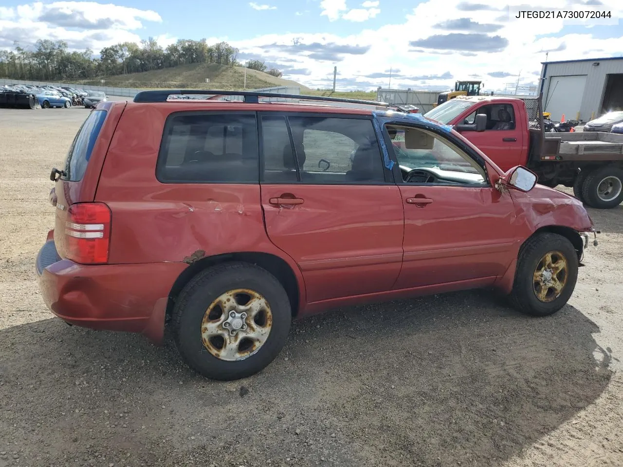 2003 Toyota Highlander VIN: JTEGD21A730072044 Lot: 75209944