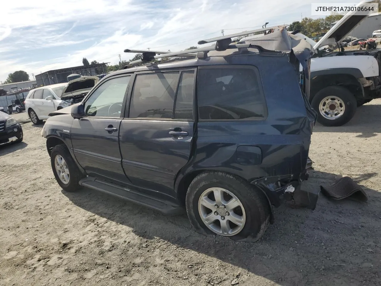 2003 Toyota Highlander Limited VIN: JTEHF21A730106644 Lot: 75513214