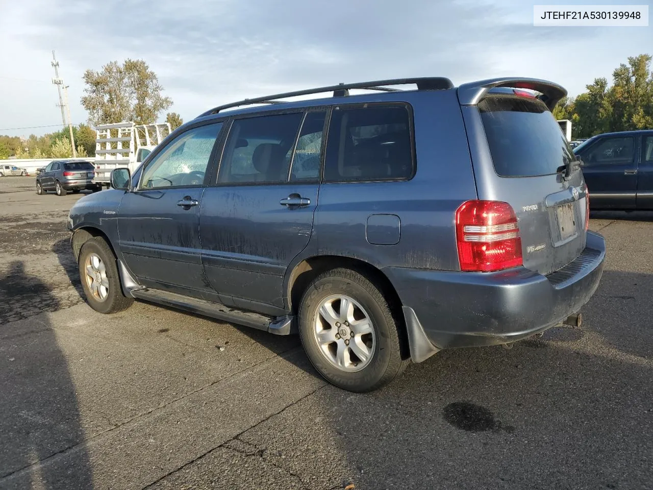 2003 Toyota Highlander Limited VIN: JTEHF21A530139948 Lot: 76985034