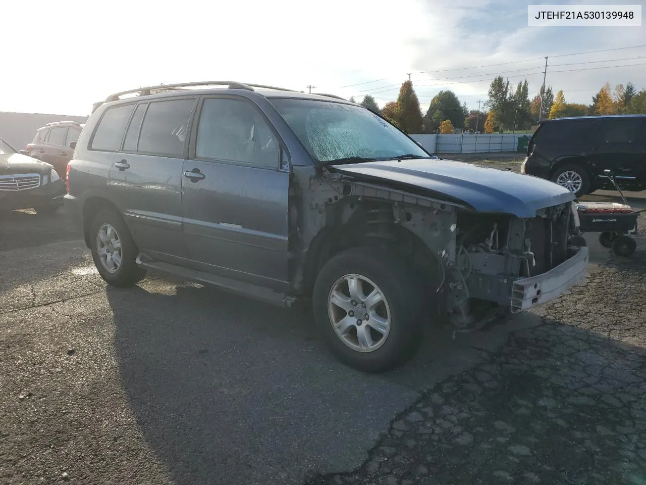 2003 Toyota Highlander Limited VIN: JTEHF21A530139948 Lot: 76985034